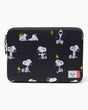 Herschel Herschel x Peanuts® Anchor 14" Sleeve Laptop Kılıfı Snoopy and Woodstock Black