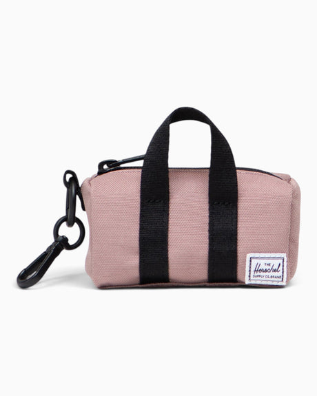 Herschel Novel Duffle Mini Charm Ash Rose
