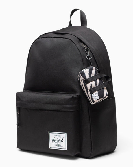 Herschel Novel Duffle Mini Charm Zebra