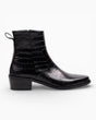 Kundura Crocodile Bot Black