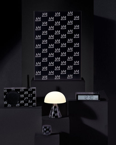 Lexon Lexon X Jean-Michel Basquiat Crown Mino + Bluetooth Hoparlör