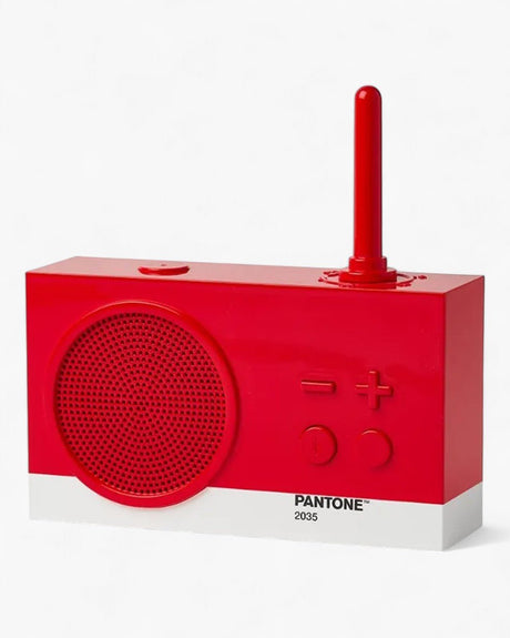 Lexon Lexon x Pantone Tykho 3 Bluetooth Hoparlör ve Radyo Kırmızı