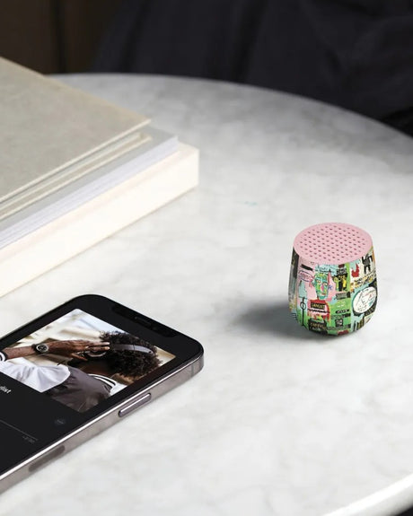 Lexon Lexon X Jean-Michel Basquiat Crown Mino + Bluetooth Hoparlör