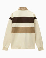 Napapijri Bloom Jersey Long-Sleeve Erkek Polo T-Shirt Beige N5E