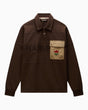 Napapijri Bloom Jersey Long-Sleeve Erkek Polo T-Shirt Dark Brown