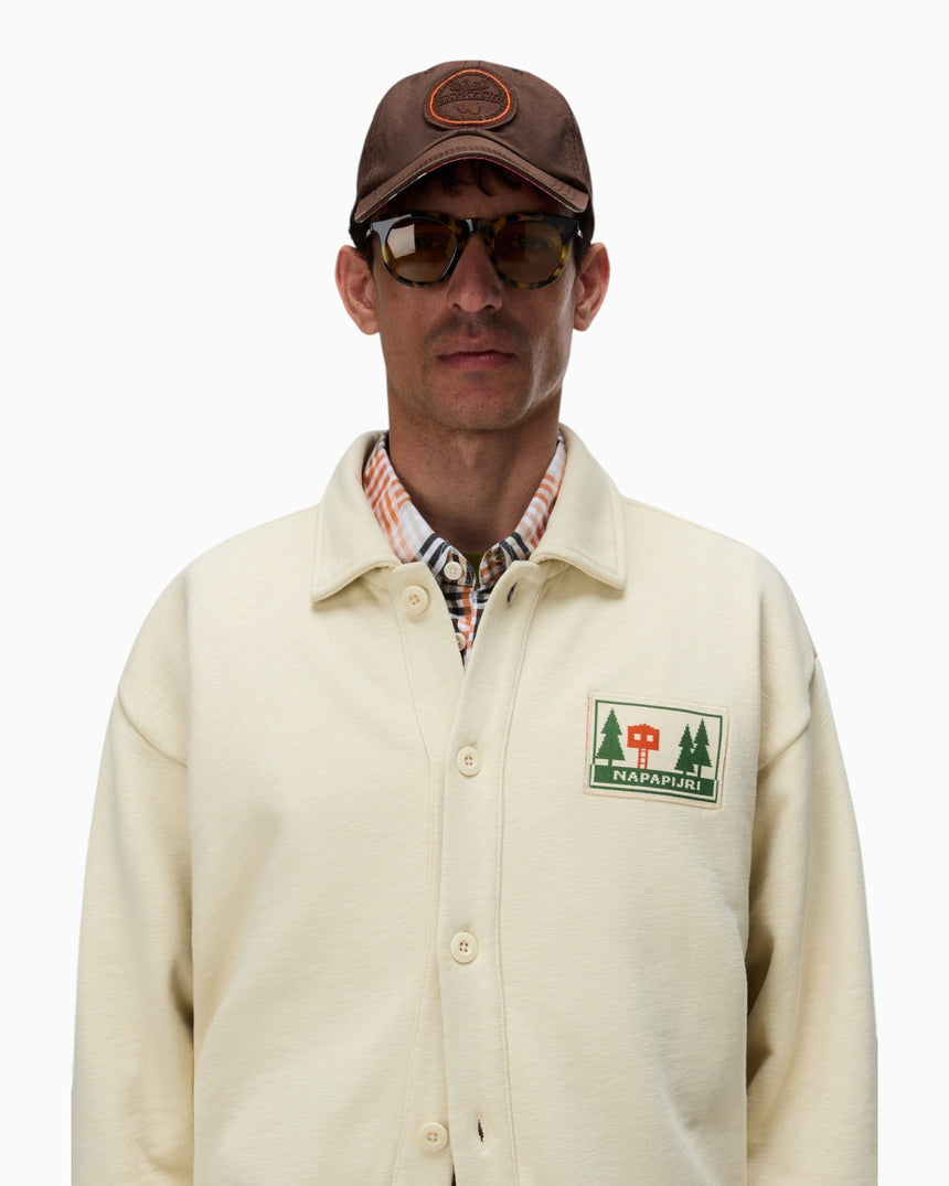 Napapijri Isel French Terry Erkek Sweatshirt Beige N5E