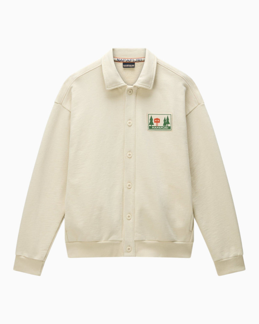 Napapijri Isel French Terry Erkek Sweatshirt Beige N5E
