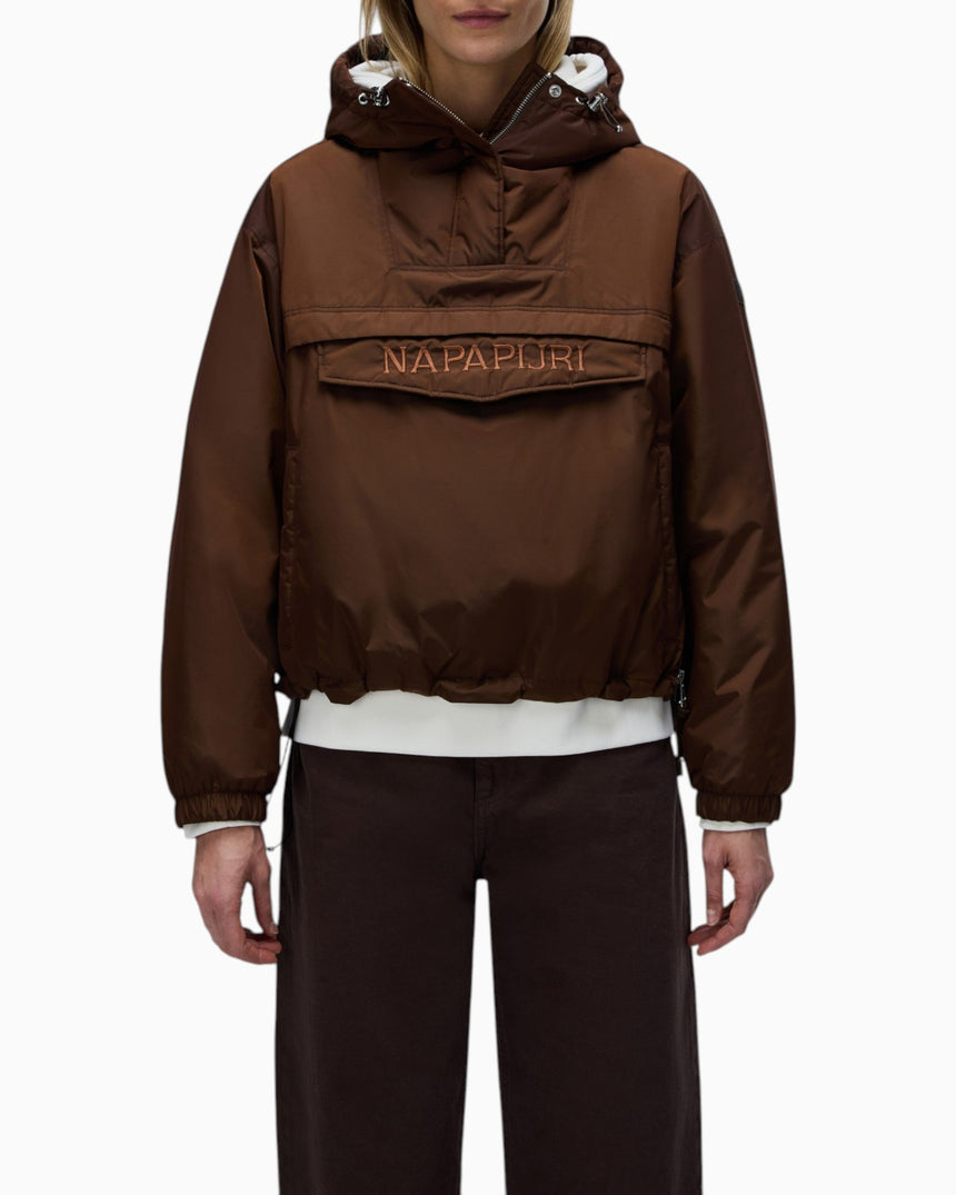 Napapijri Rainforest Optique Anorak Kadın Ceket Brown