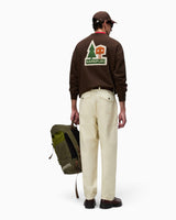 Napapijri Trahus French Terry Erkek Sweatshirt Dark Brown