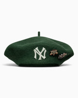 New Era NY Yankees IMG Coops Pin Beret Green