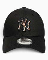 New Era NY Yankees Infill Animal Print 9FORTY Şapka Black