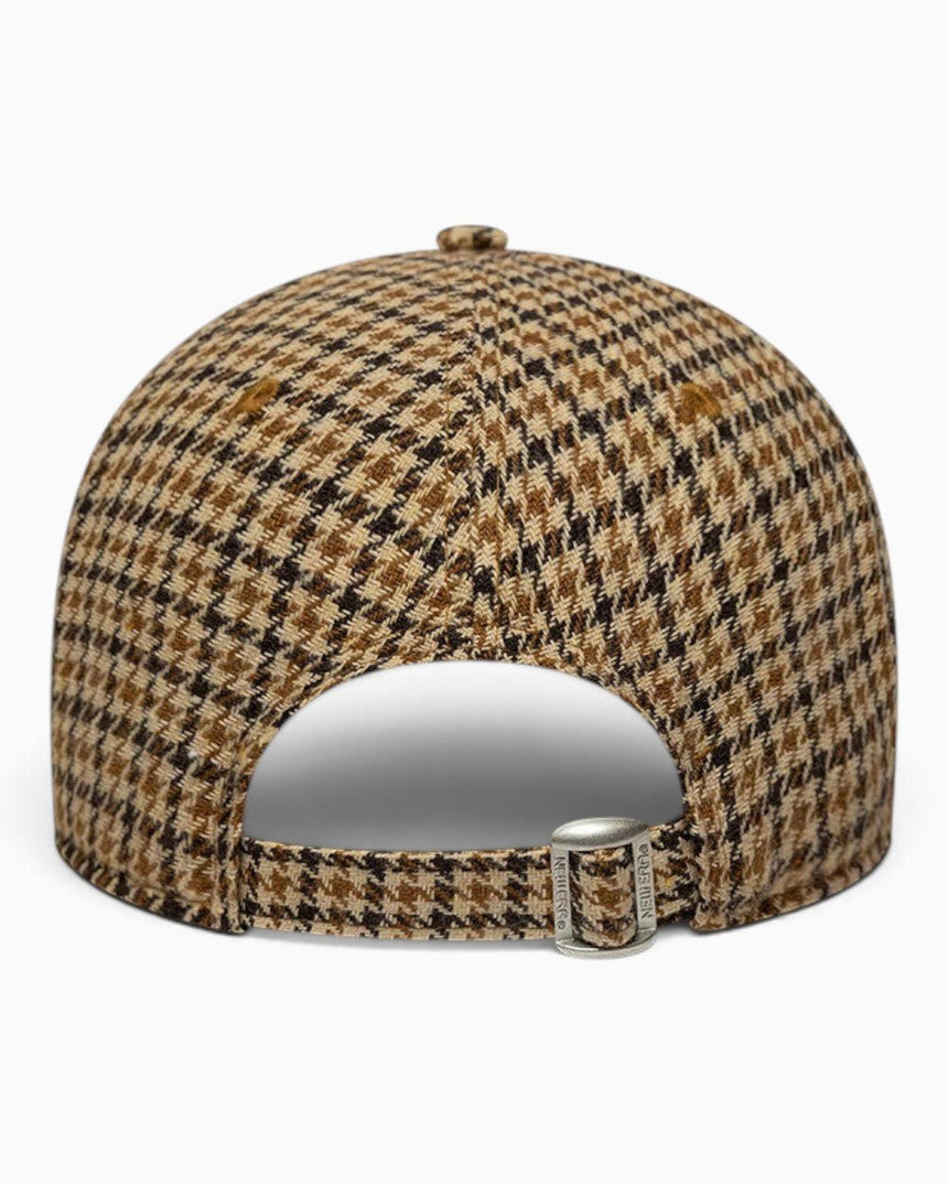 New Era NY Yankees MLB Check A-Frame 9FORTY Şapka Beige