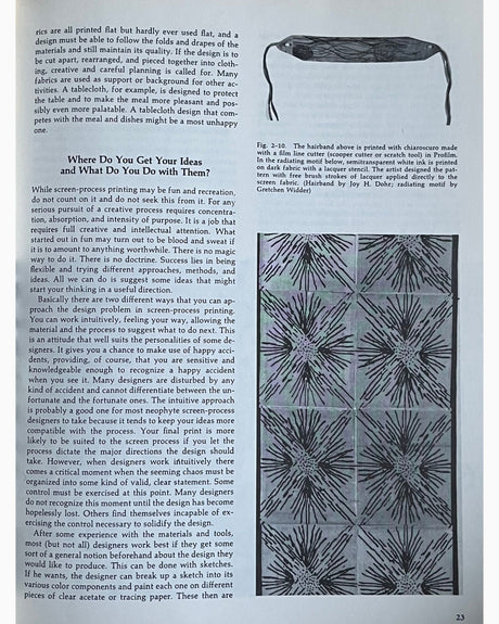 Pestil Books for vitruta Silk-Screen Printing for Artists and Craftsmen