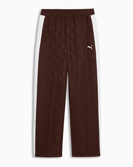 PUMA T7 Jacquarded Woven Kadın Pantolon Chocolate Brown