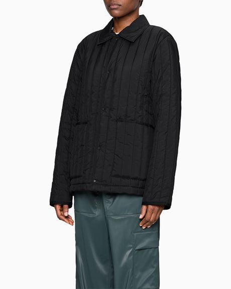 Rains Banja Liner Overshirt Black