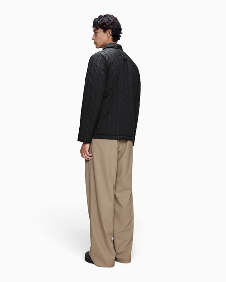 Rains Banja Liner Overshirt Black