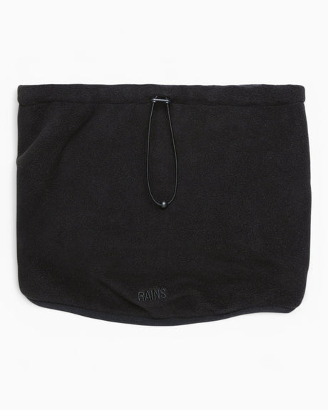 Rains Fleece Tube Scarf Black