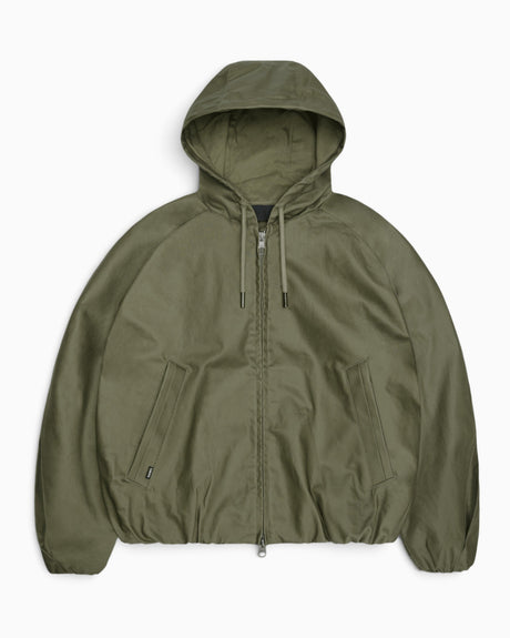 Rains Heavy Woven Jacket Moss