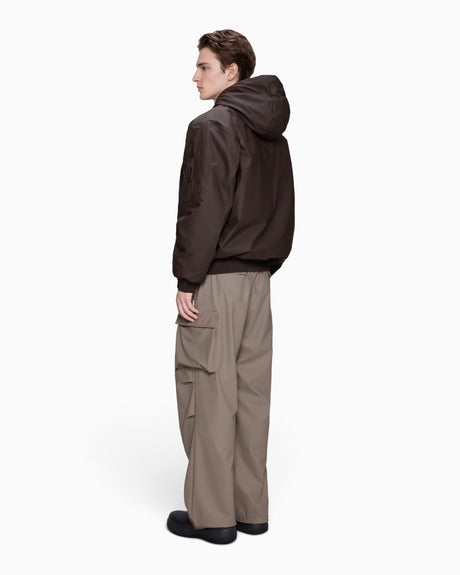 Rains Lohja Insulated Bomber Jacket Bark