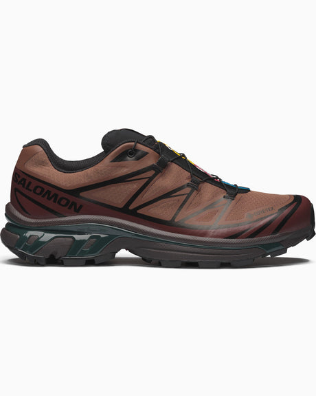 Salomon XT-6 GORE-TEX Erkek Sneaker Mustang/Bitter Chocolate/Green Gables