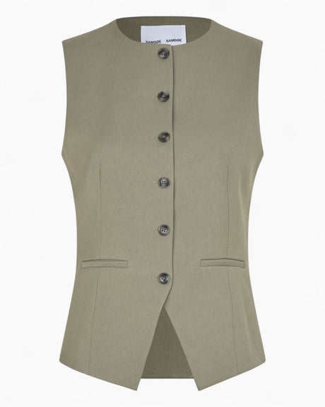 Samsøe Samsøe Saruma Vest Vetiver