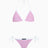 Soon To Be Announced Stripes Bikini Set Pink Stripes