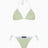 Soon To Be Announced Stripes Bikini Set Yellow Stripes