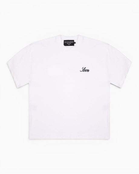 Soon To Be Announced Soon Logo Terry Havlu Kadın T-Shirt White