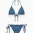 Soon To Be Announced Tangled Bikini Set Blue