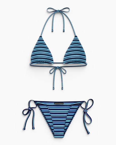 Soon To Be Announced Tangled Bikini Set Blue