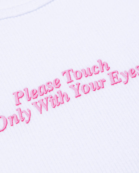Soon To Be Announced Your Eyes Only Crop Kadın Tank Top