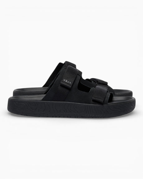 VEJA Arpoador Suede Soft Kadın Sandalet Full Black