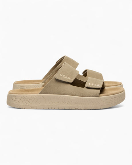 VEJA Etna Suede Soft Erkek Terlik Taupe Alond/Almond