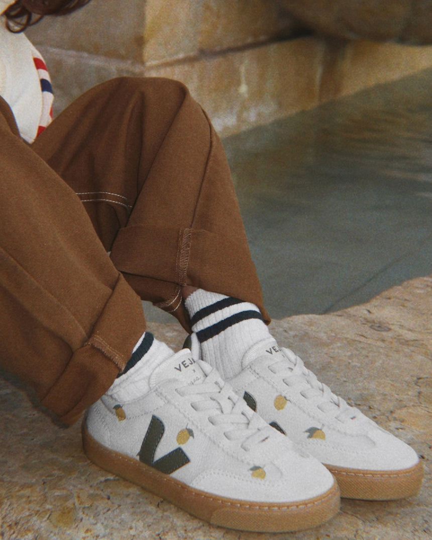 VEJA X Konges Slojd Volley Elastic Laces Leather Çocuk Sneaker