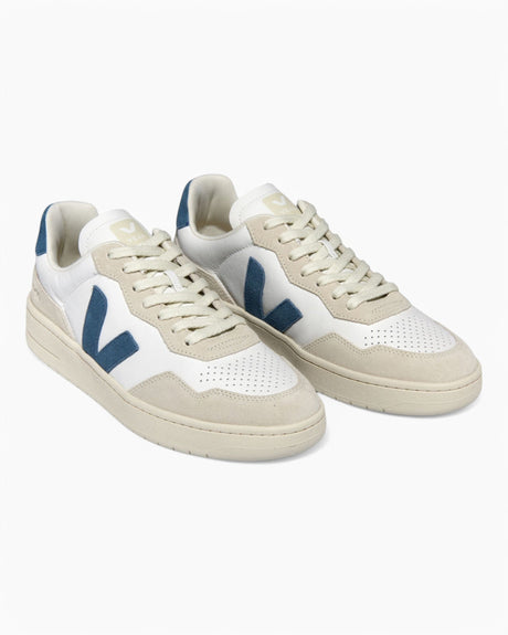 VEJA V-90 Leather Suede Logo Erkek Sneaker