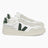 VEJA V-90 Leather Suede Logo Erkek Sneaker Extra White/Cyprus