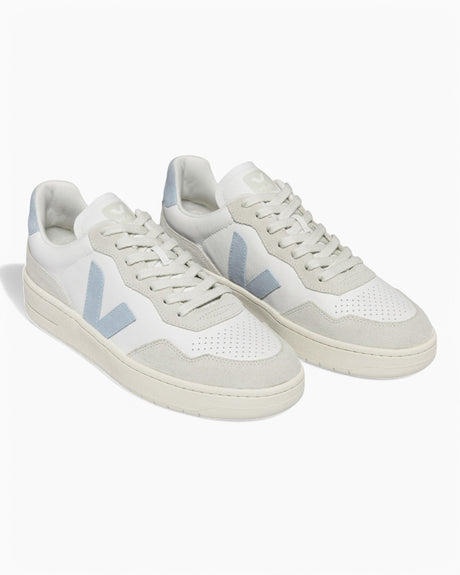 VEJA V-90 Leather Suede Logo Kadın Sneaker