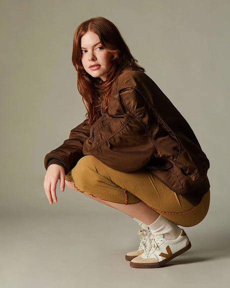 VEJA Volley Organic Traced Leather Erkek Sneaker